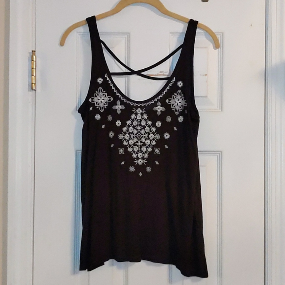 Aeropostale Crisscross/Strappy Back Tank